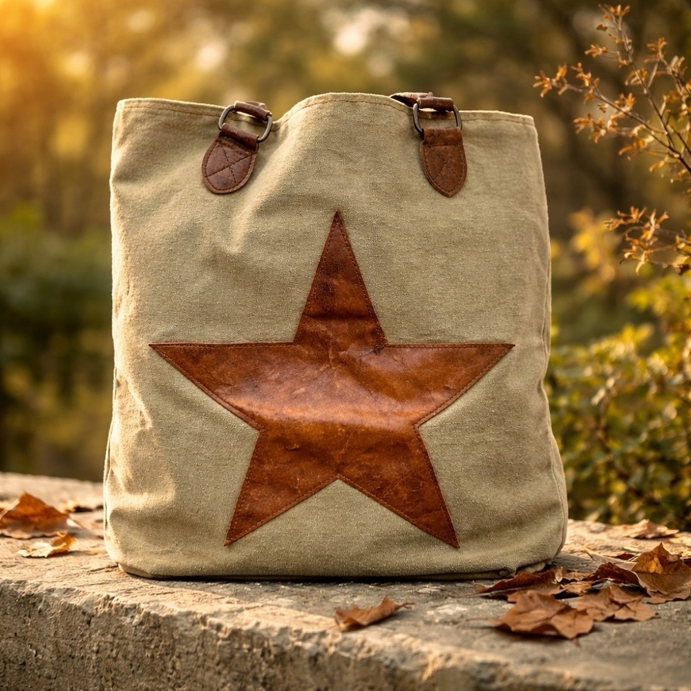 Canvas Star Bag